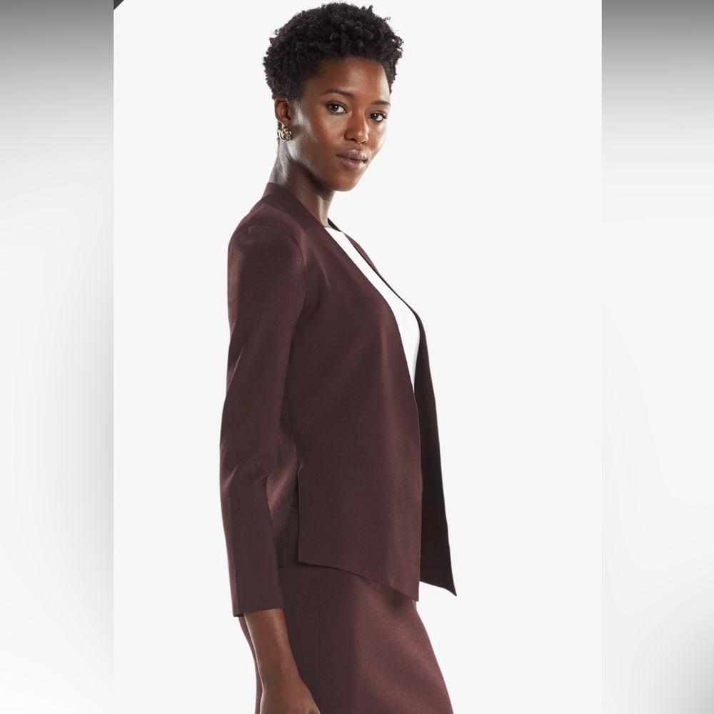 MM Lafleur Woolf Jardigan in Bordeaux size Large